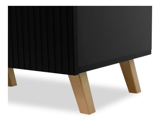 Komód Saphina (fehér + fekete)