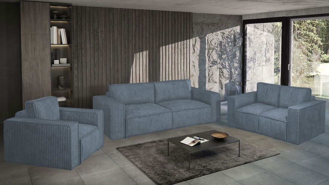 Garnitura za sjedenje Tindara S (plava)