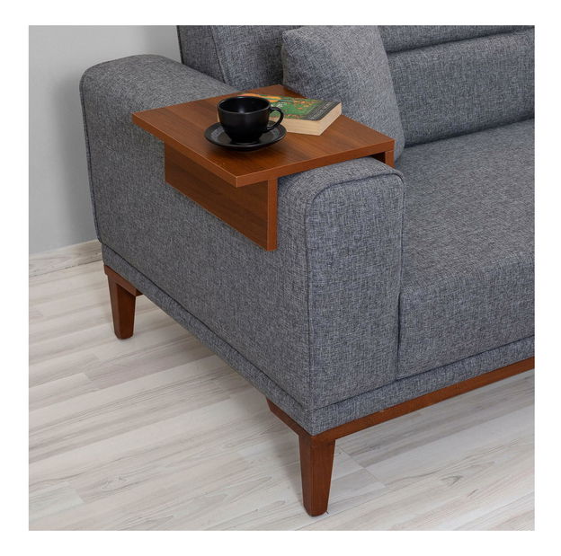 Ülőgarnitúra Lesan (sötétszürke)