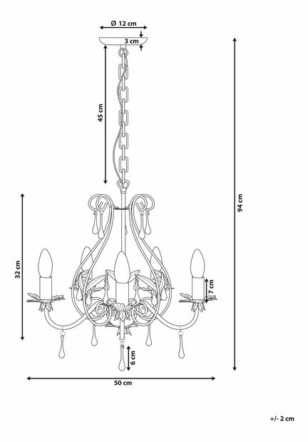 Lustră Terano (alb)