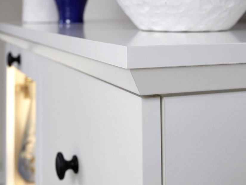 Vitrin Brendon 1D1W2S (fehér)