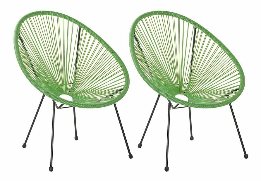 Set 2 buc. scaune ALVAREZ II (verde)