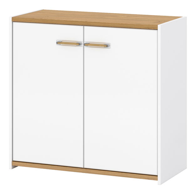 Comodă Andre 2D (alb mat)