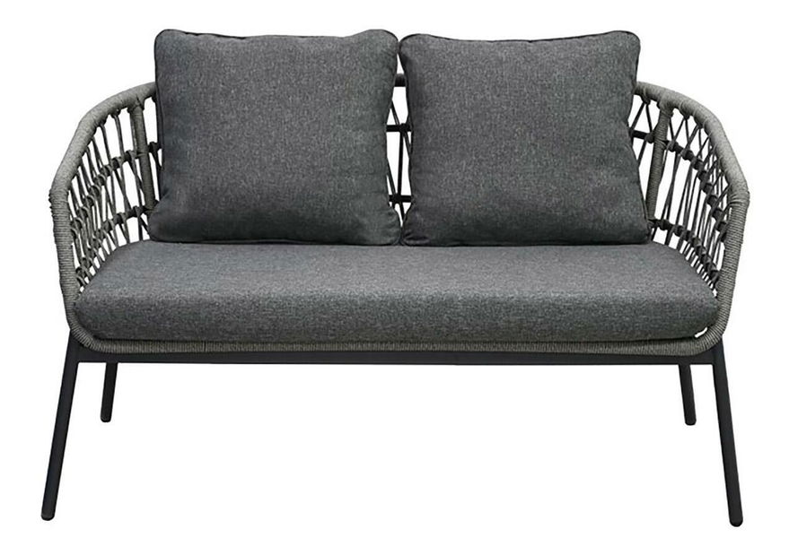 Záhradná zostava Artefactos (antracit + tmavosivá) (pre 4 osoby)