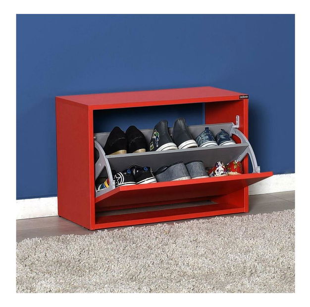 Cipőtároló (cipősszekrény) Tosina 1 (piros)