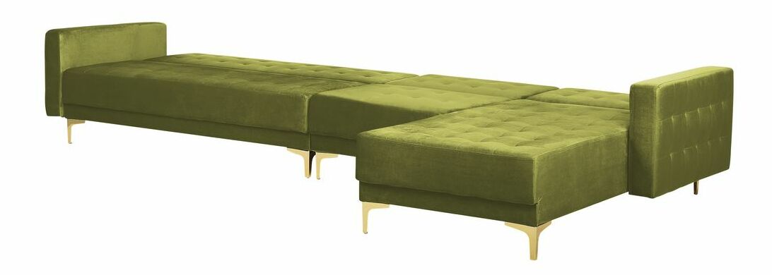 Colțar cu taburete Aberde (verde) (S)