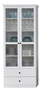 Vitrin Brendon 2W2S (fehér)