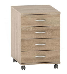 Skrinka na kolieskach Asista AS 015 dub sonoma