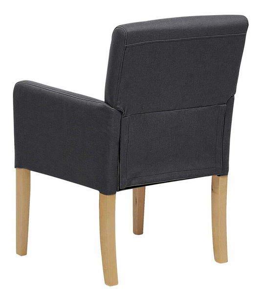 Jedálenská stolička ROCKY (textil) (sivá)