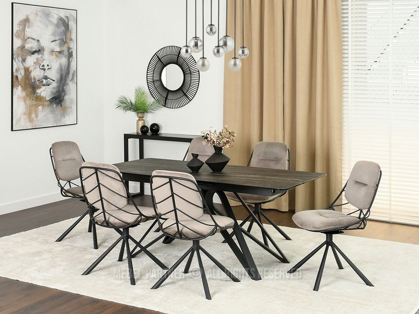 Szék Brooklyn (bézs + fekete)