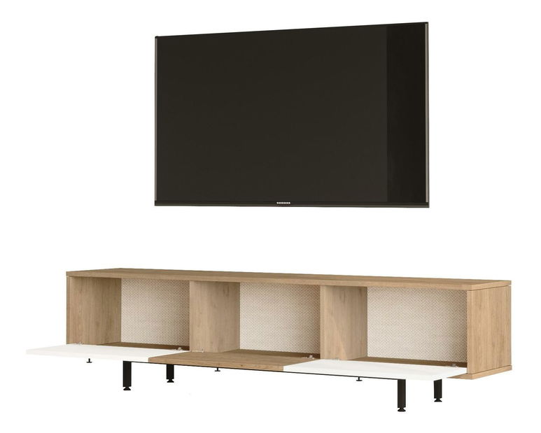 Set za dnevni boravak Cassius 6 (hrast + bijela) 