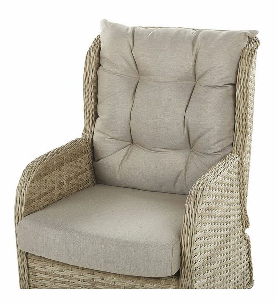 Záhradný set POZZO (béžová) (pre 2 osoby)