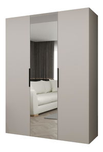 Ormar za garderobu 150 cm Mirabella 2 (kašmir + crna)