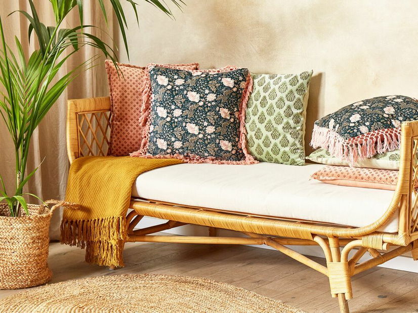 Ozdobný vankúš 45 x 45 cm Party (modrá)