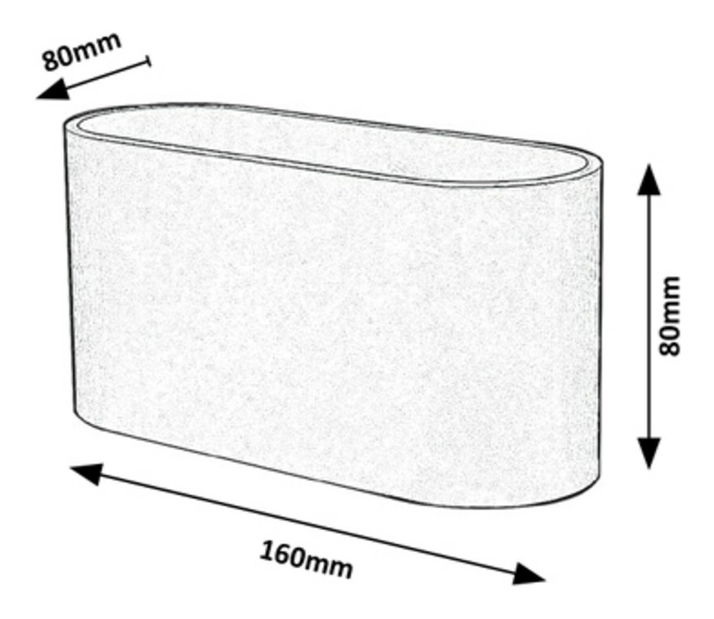 Iluminat de perete Karmin 7023 (negru mat)