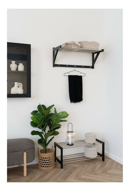 Fali akasztó Peloria 1 (fekete)