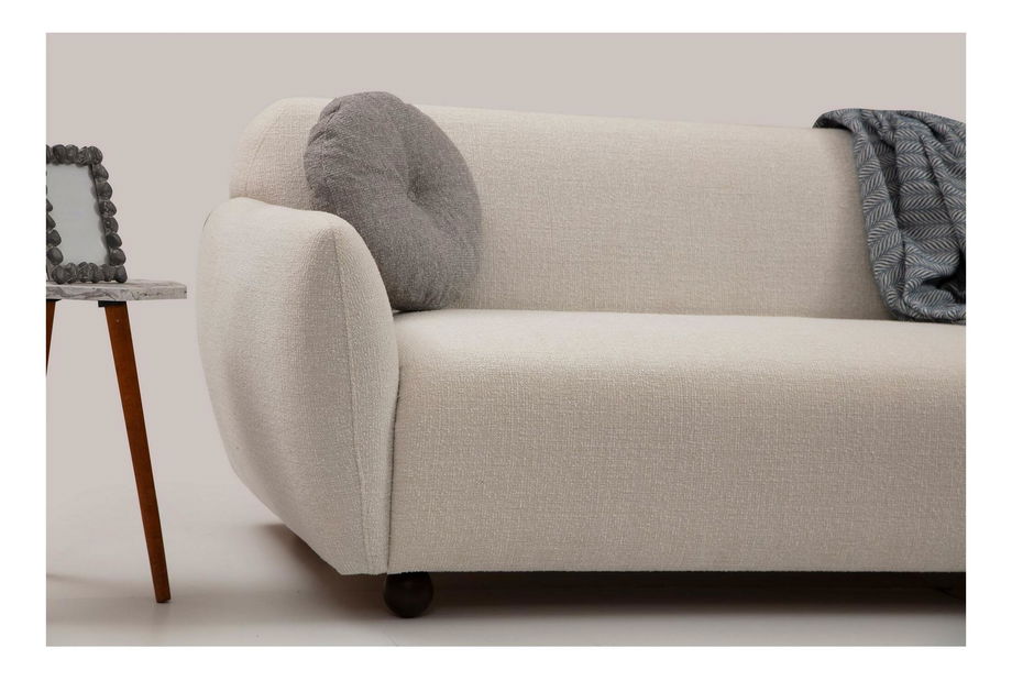 Háromszemélyes kanapé Edoletta (krém)