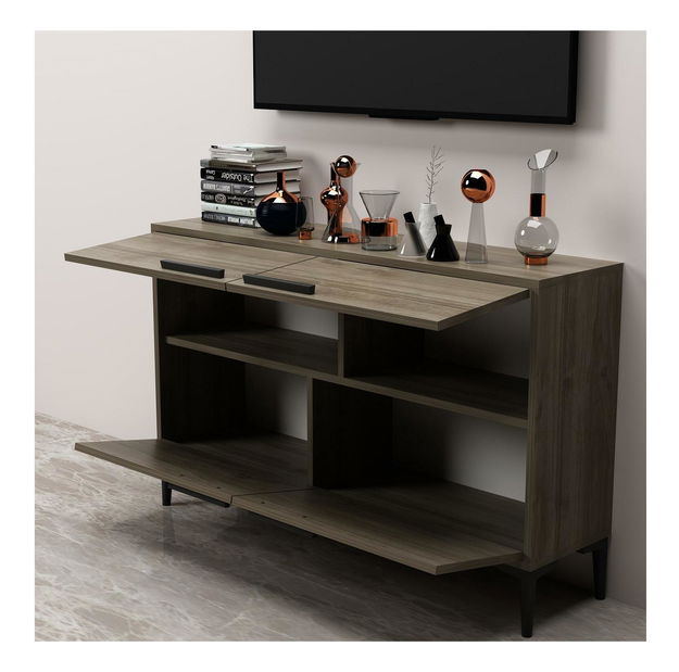 Masă TV/Dulap Kipobu (Nuc) 