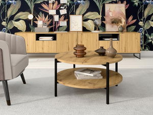 Stolić za kavu Briar B 01 (crna + hrast artisan)