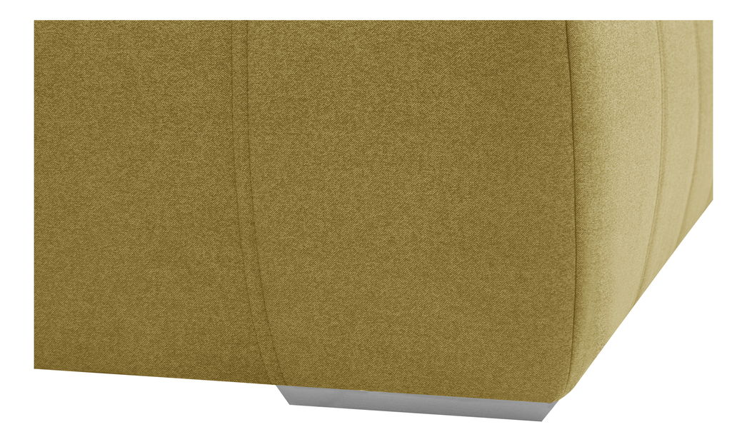 Pat matrimonial 180 cm Isuna (muștar) (cu somieră) (cu sp. depozitare)