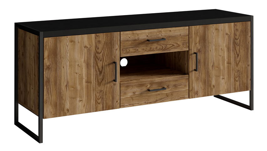 TV stolík Taren Typ 41 (smrek + čierna)
