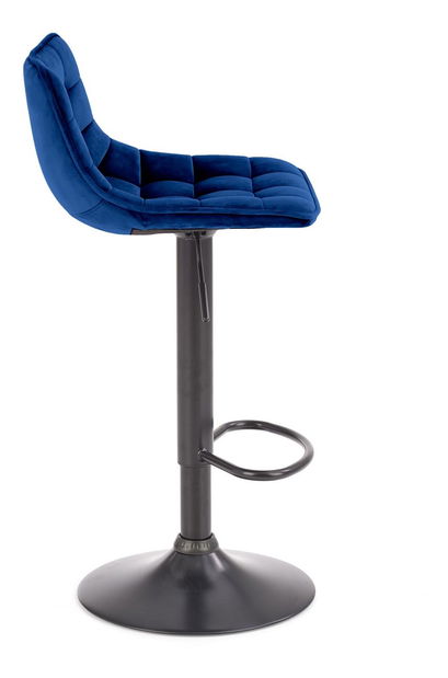 Scaun tip bar Hertha (albastru închis)