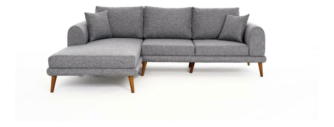 Rohová sedačka Sorenella (L) (sivá)