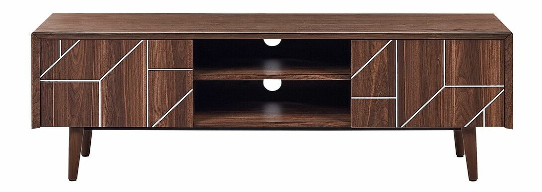 TV asztal/szekrény Fabiola (sötét fa)