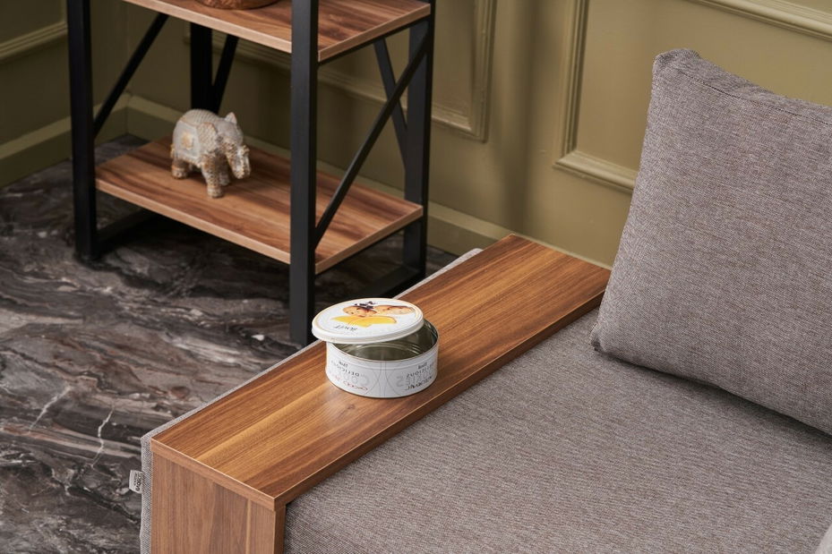 Kreslo Flaj (hnedá) (P)