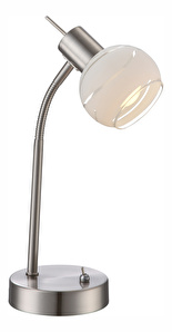 Stolové svietidlo LED Elliott 54341-1T (nikel + satinovaná)