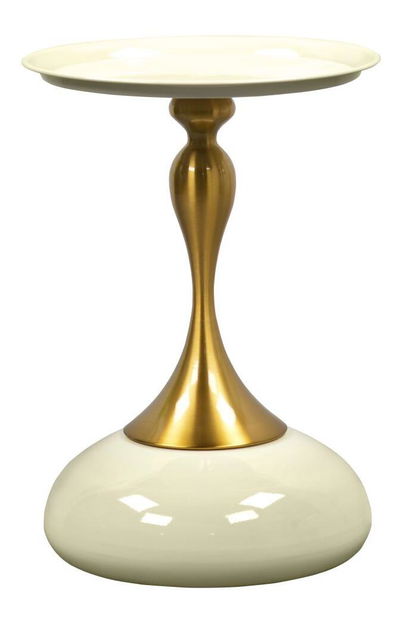 Kéziasztal Fjord (ivory + arany)