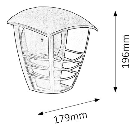 Iluminat pentru exterior Marseille 8570 (negru)