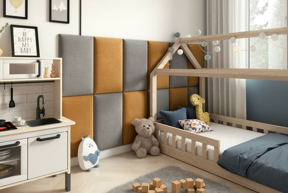 Tapeciran panel Quadra 40x40 cm (ružičasta)