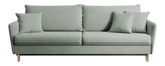 Canapea trei locuri Vivaldio  (gri + auriu)