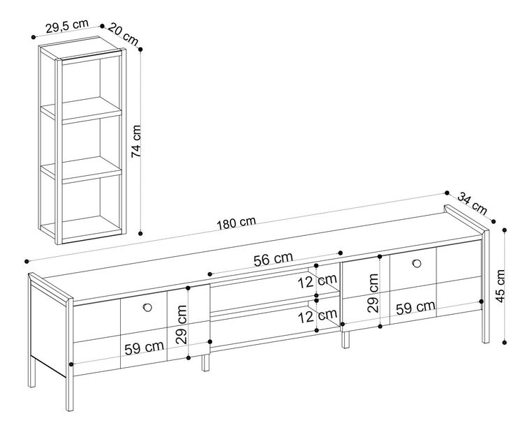 Masă TV/ Dulap Paella