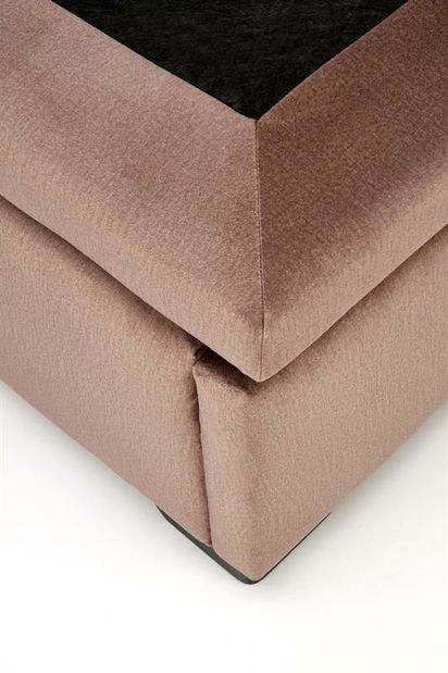 Manželská posteľ 160 cm Continentalis 2 (s úložným priestorom) (bez matraca) (béžová)