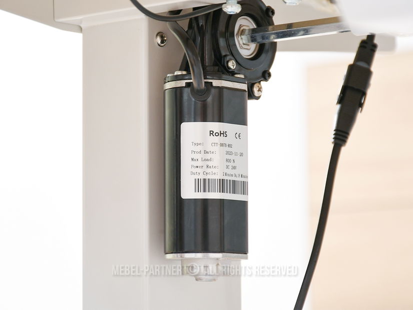 PC stolík Osto 120 (sonoma + biela)