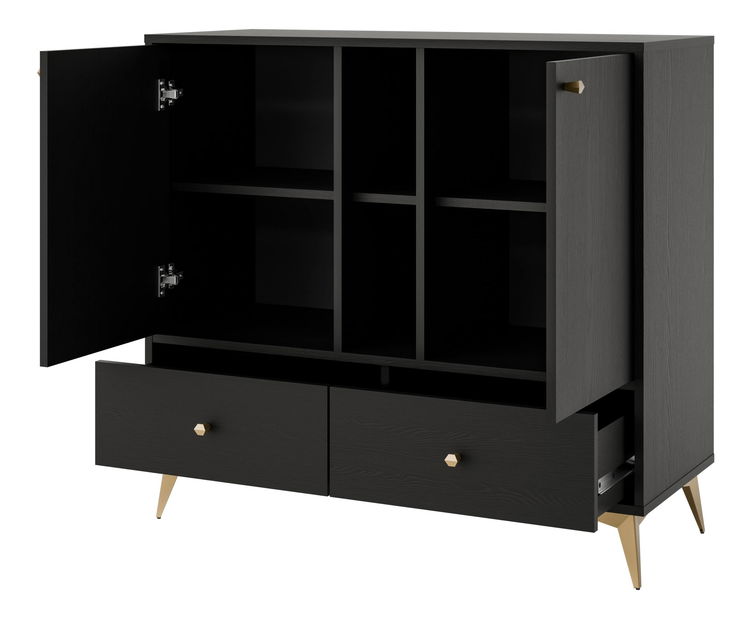 Comodă Tokyna 825 (negru)