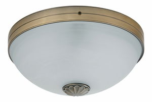 Mennyezeti lámpa Orchidea 8558 (bronz + rizskő üveg)