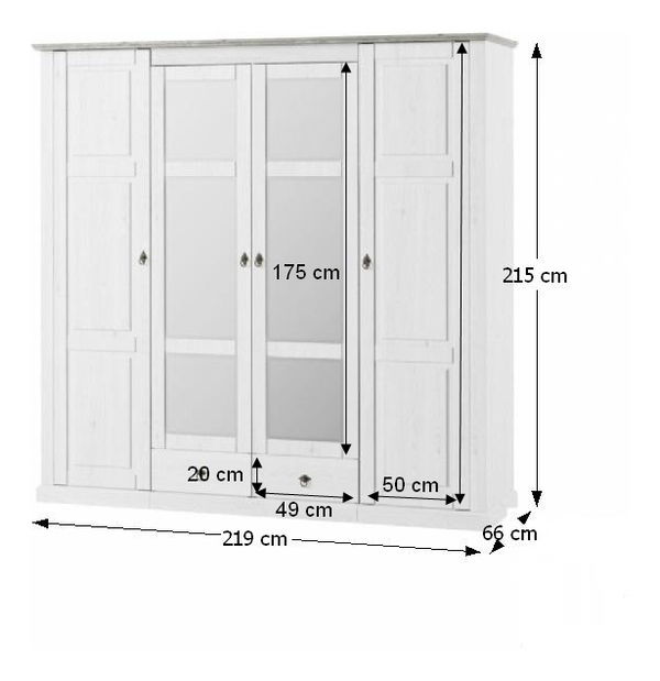 Dulap de haine Lunete LM74