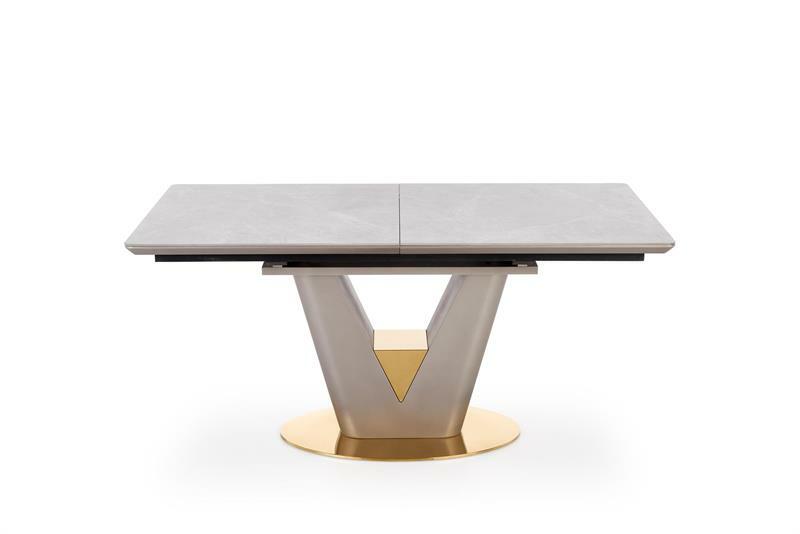 Blagovaonski stol Valencia (svijetlosiva + zlatna)