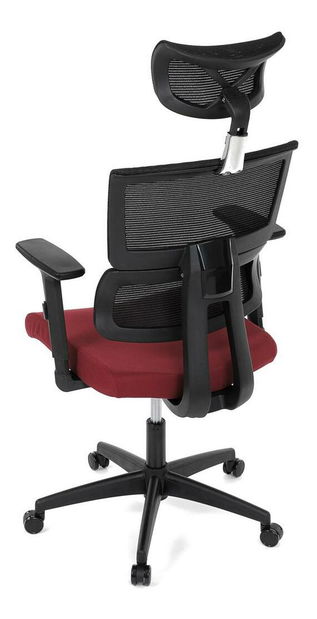 Irodai fotel Kurosadas (bordó + fekete)