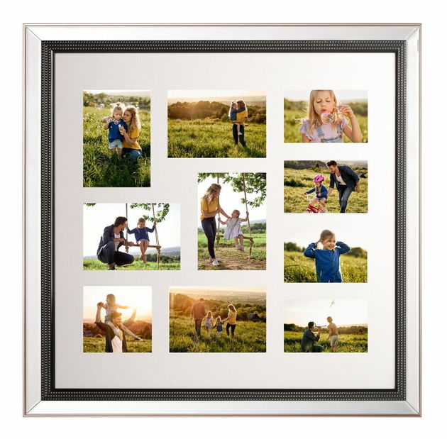 Cadru pentru 10 fotografii Dorothy (argintiu)