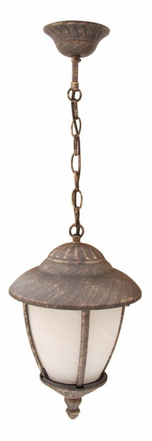 Vonkajšie svietidlo Madrid 8479 (antická zlatá + ryžové kamenné sklo)