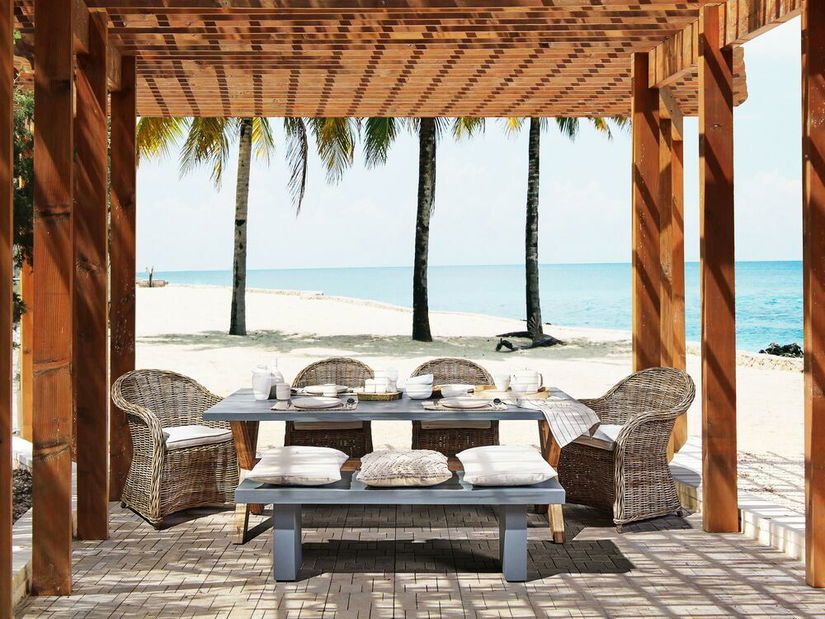 Set mobilier de grădină Sideny/Ollamo (bej) 