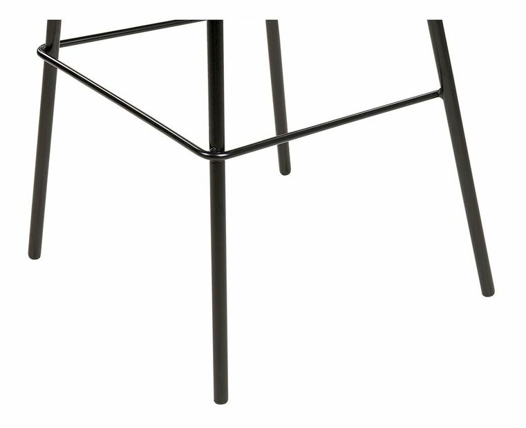 Set 4 buc scaune tip bar Morza (negru)