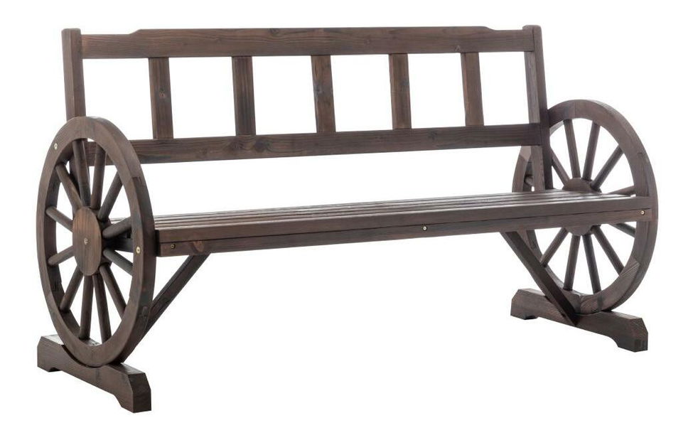 Bancă de grădină Sibu 2 (maro)