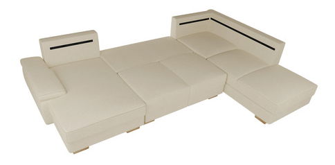 Rohová sedačka Loxy 3 (sivá) (s úl. priestorom) (P)