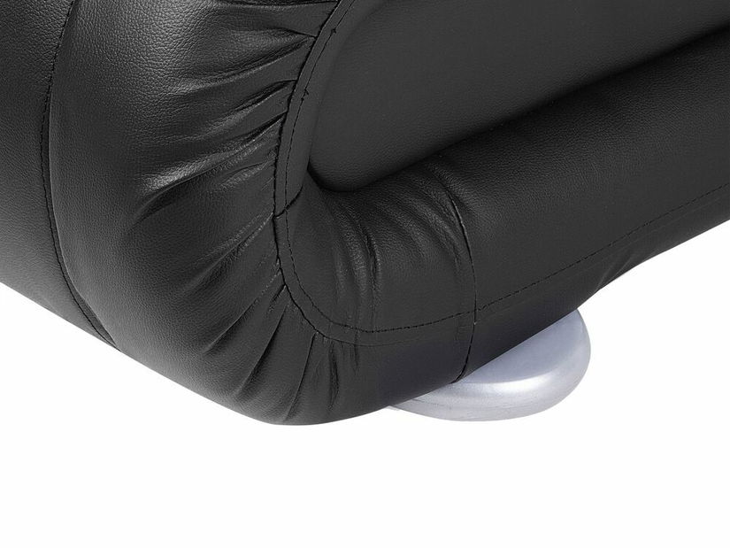 Manželská posteľ 160 cm AVENUE (s roštom) (čierna matná)