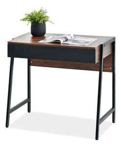 PC stolić Norway (tamni orah + crna)